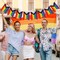 Pride Day Banner Rainbow Festival Decoration Pennant Flags Banner Progress Rainbow Pride Banner Flag Bunting for LGBT Gay Lesbian Party Mantle Fireplace Decoration Supplies